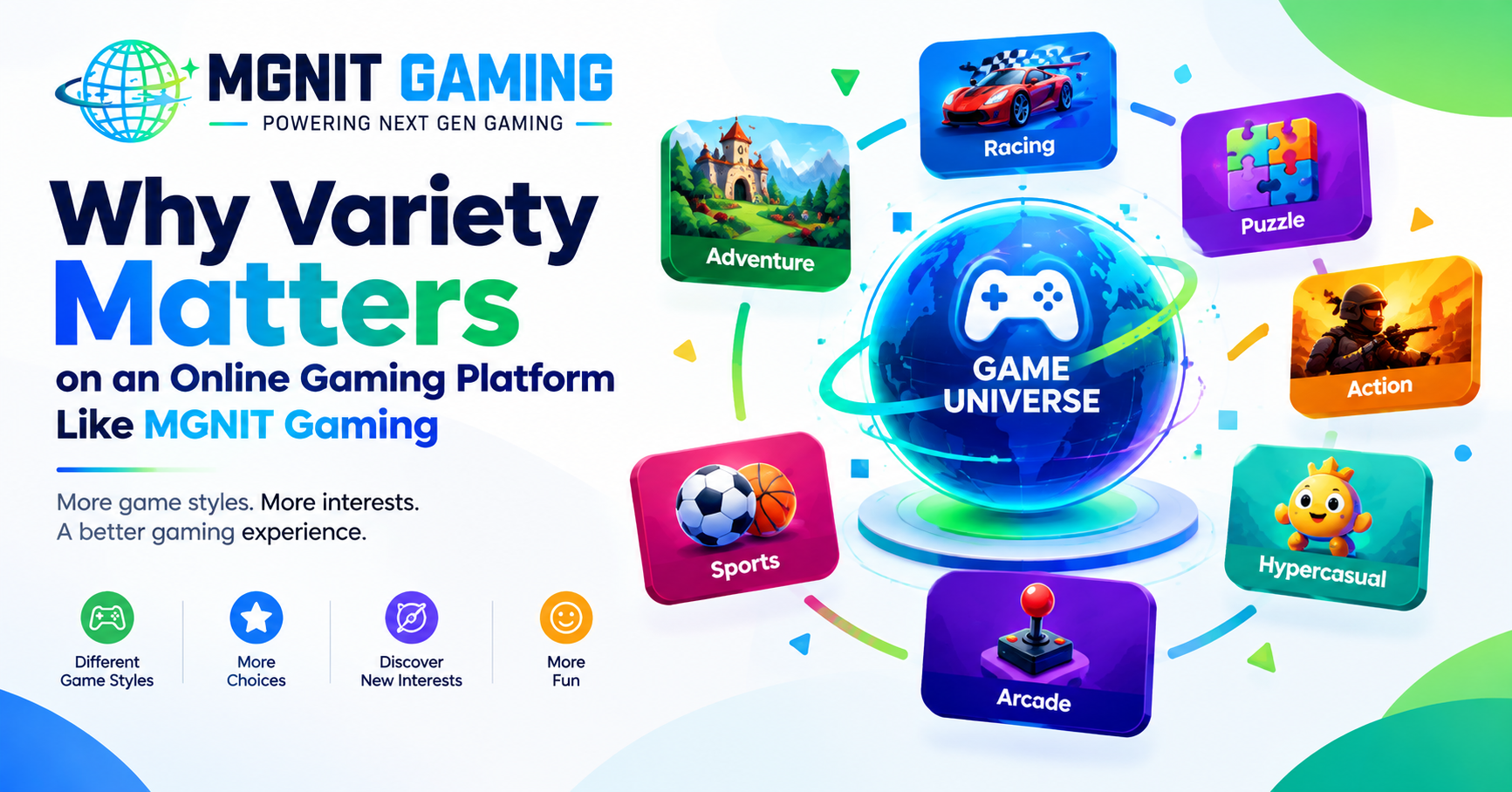 Why Variety Matters on an Online Gaming Platform Like MGNIT Gaming